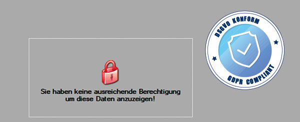 Mobile Easykey Software DSGVO Datenschutz Bedienrechte