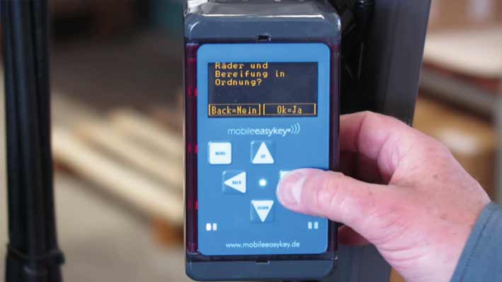 Mobile Easykey departure control