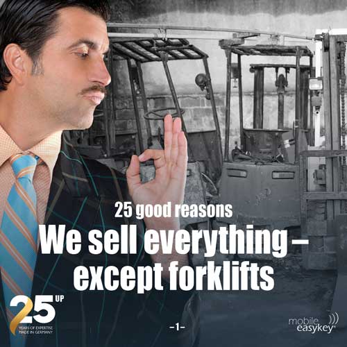 Mobile Easykey - we sell everything - except forklifts